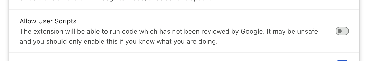 תיבת הדו-שיח 'אישור לסקריפטים של משתמשים'.