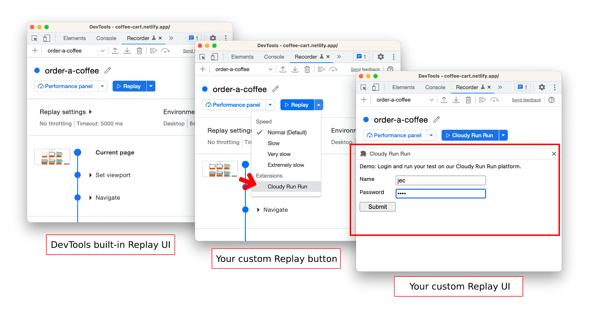 Tingkatkan pengalaman pemutaran ulang Anda dengan ekstensi browser.