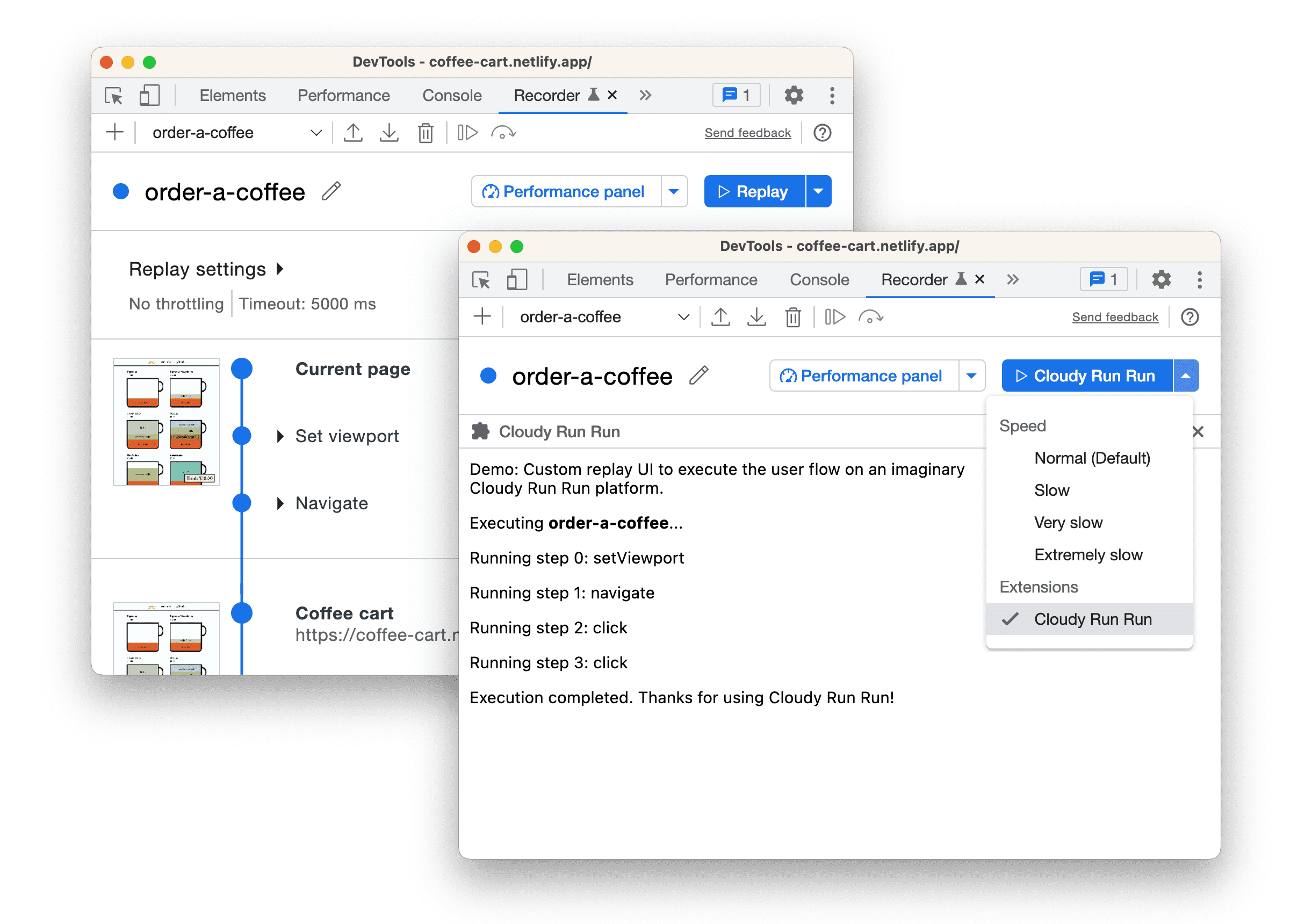 Interfaccia utente di riproduzione personalizzata.