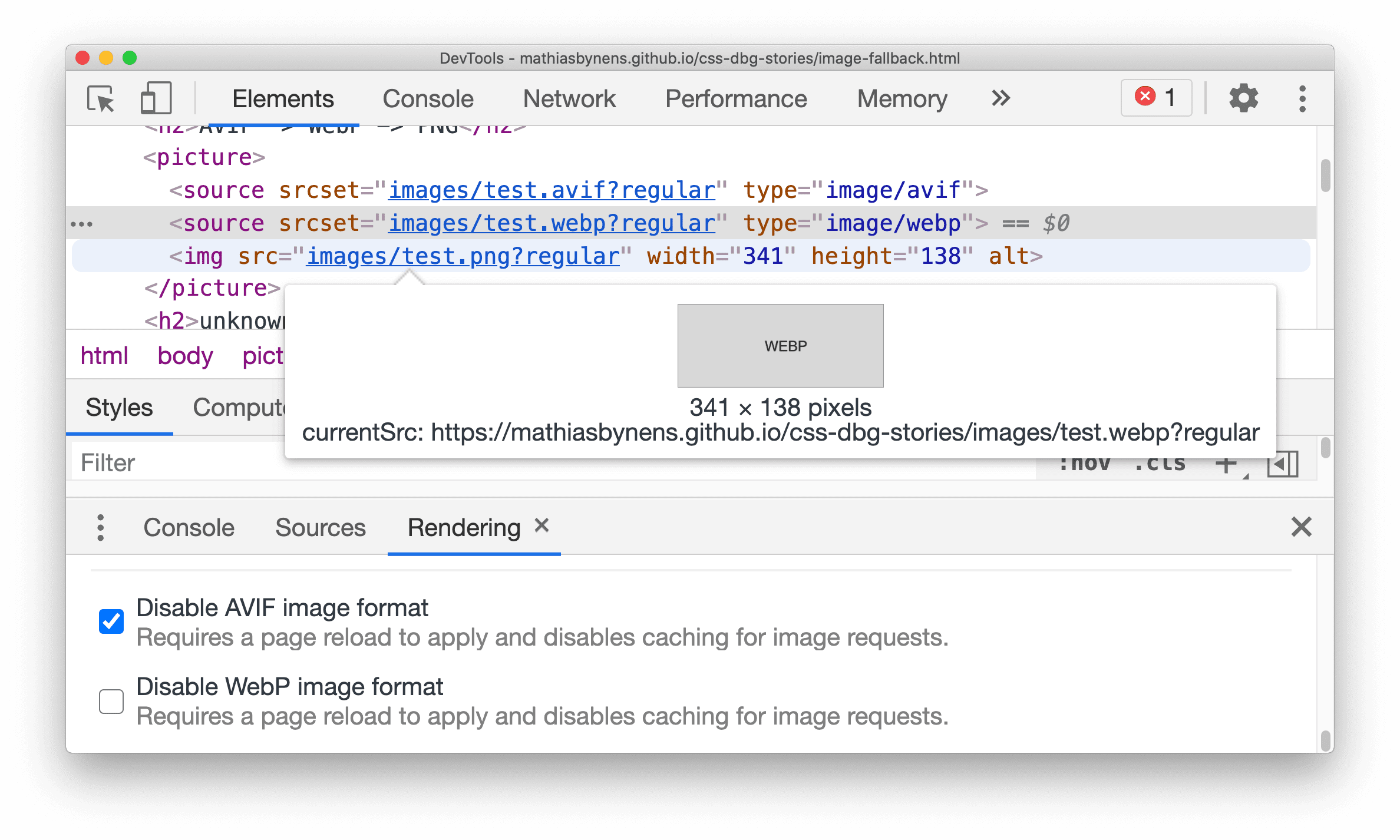Emular tipos de imagens