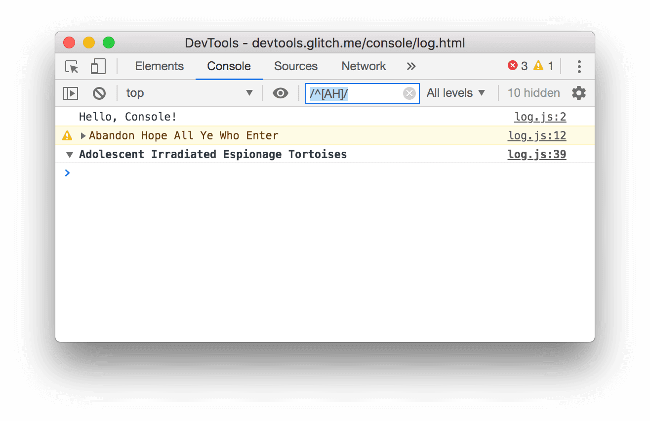 فلترة أي رسالة لا تتضمّن "عادل"