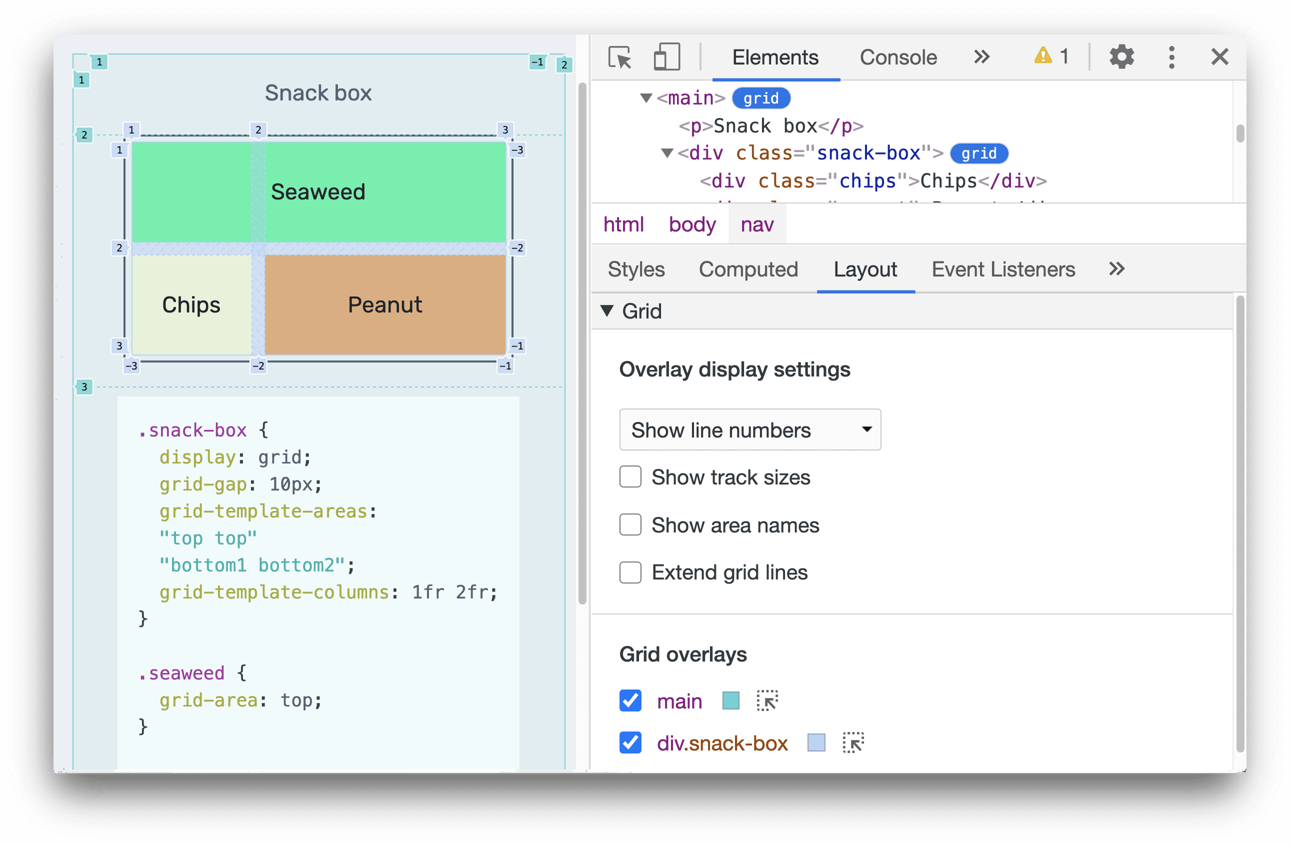 Enable overlay views of multiple grids.