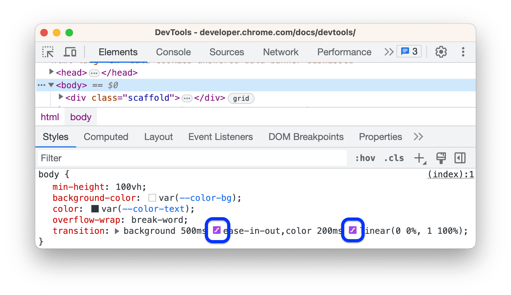 Icona di Easing Editor.