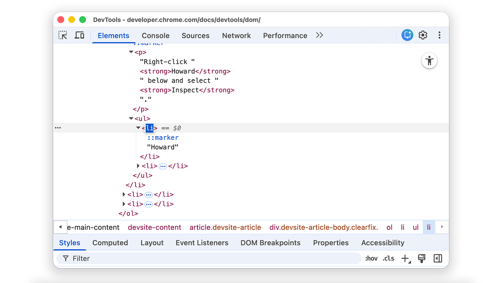 Sau khi bạn nhấp, nút sẽ được làm nổi bật để cho biết bạn đã chọn.
