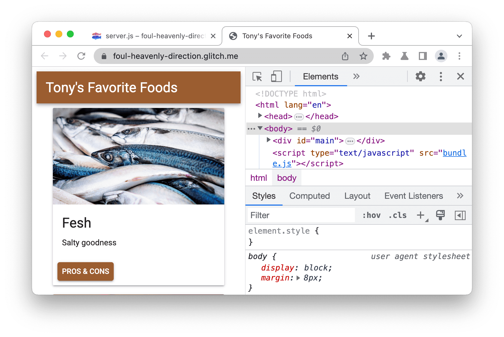 DevTools とデモ。