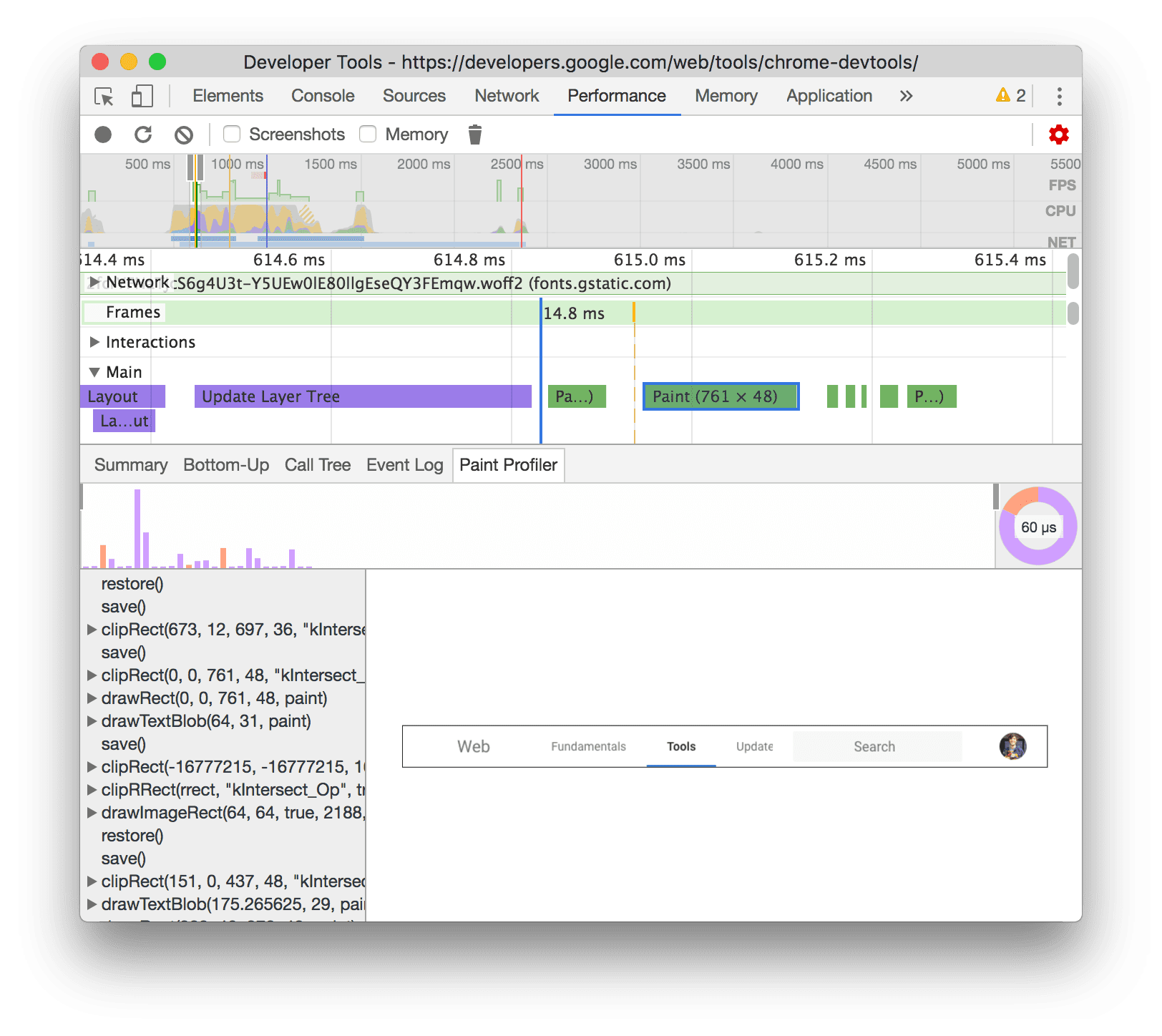 Karta Paint Profiler.