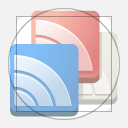 ไอคอน Google Reader ที่ด้านบนของเทมเพลตที่ผิดปกติ